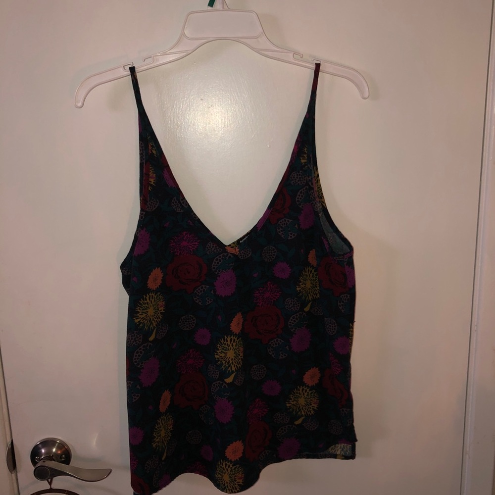 American apparel floral tank